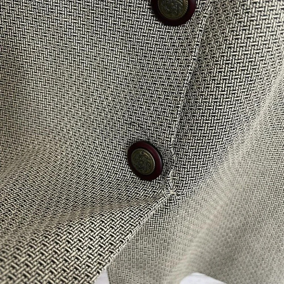 Vintage savannah button up belt cream skirt 9 - Picture 3 of 11